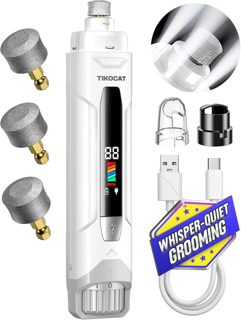 tikocat V09X dog nail grinder